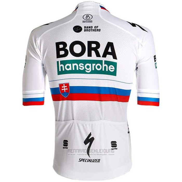 2021 Fahrradbekleidung Bora Champion Belgien Wei Trikot Kurzarm und Tragerhose - zum Schließen ins Bild klicken